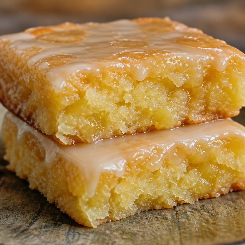 Pineapple Cake with Cream Sugar