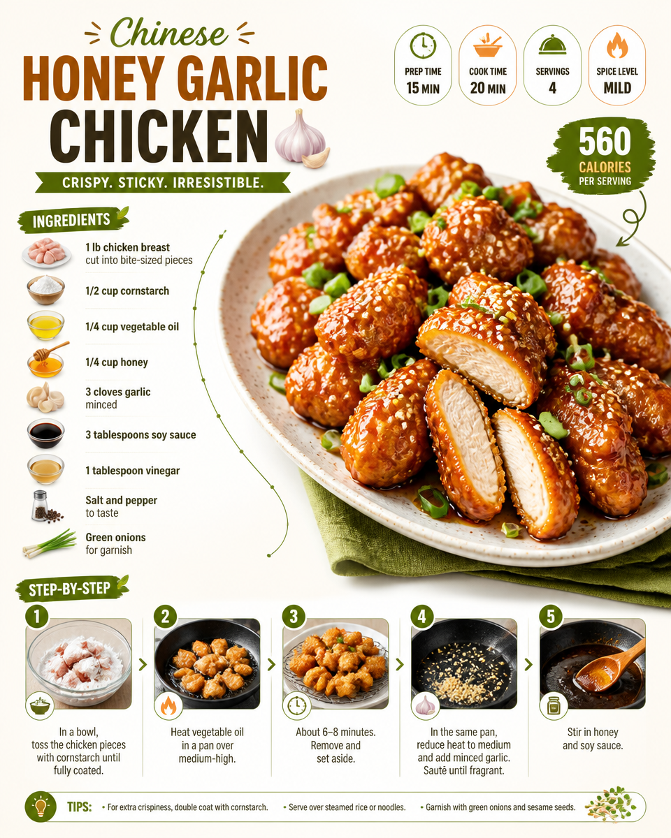 Chinese Honey Garlic Chicken