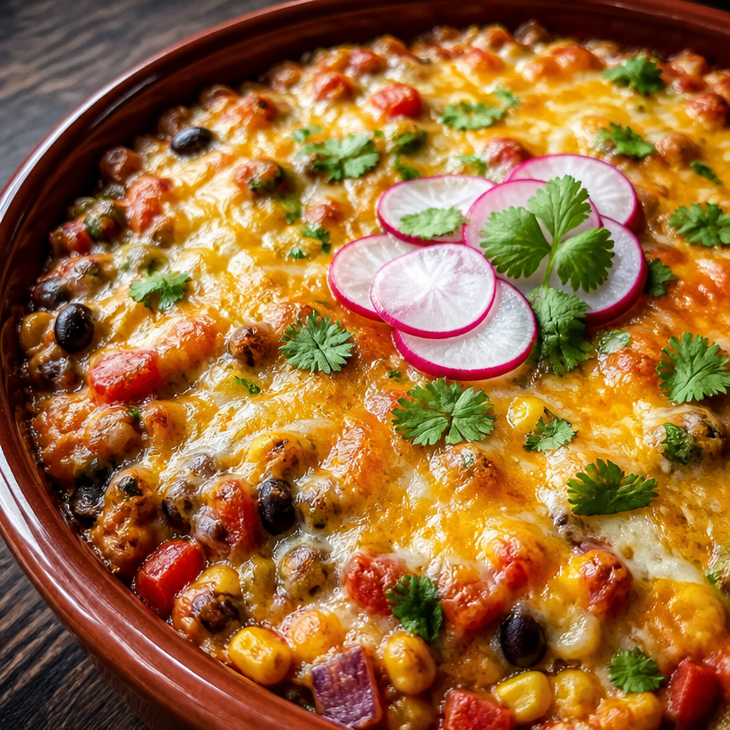 Vegetarian Taco Casserole