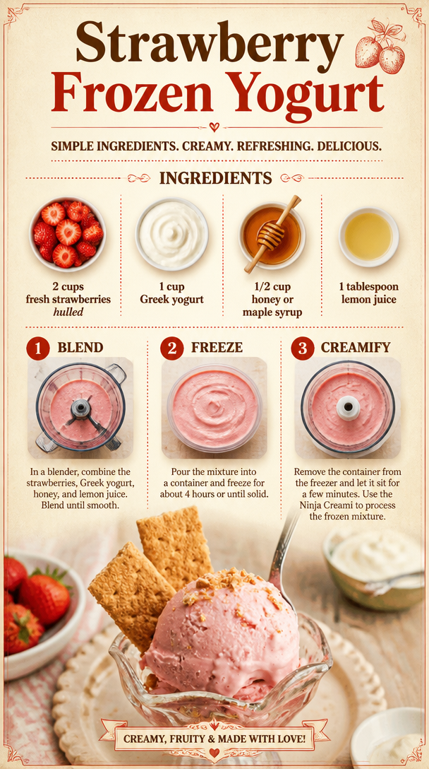 Strawberry Frozen Yogurt