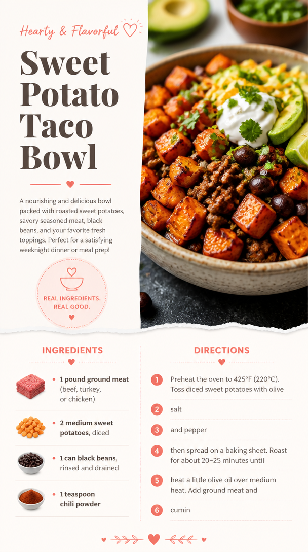 Sweet Potato Taco Bowl