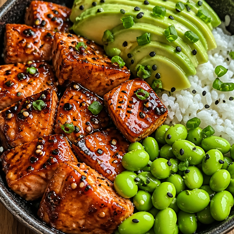Teriyaki Salmon Bowls