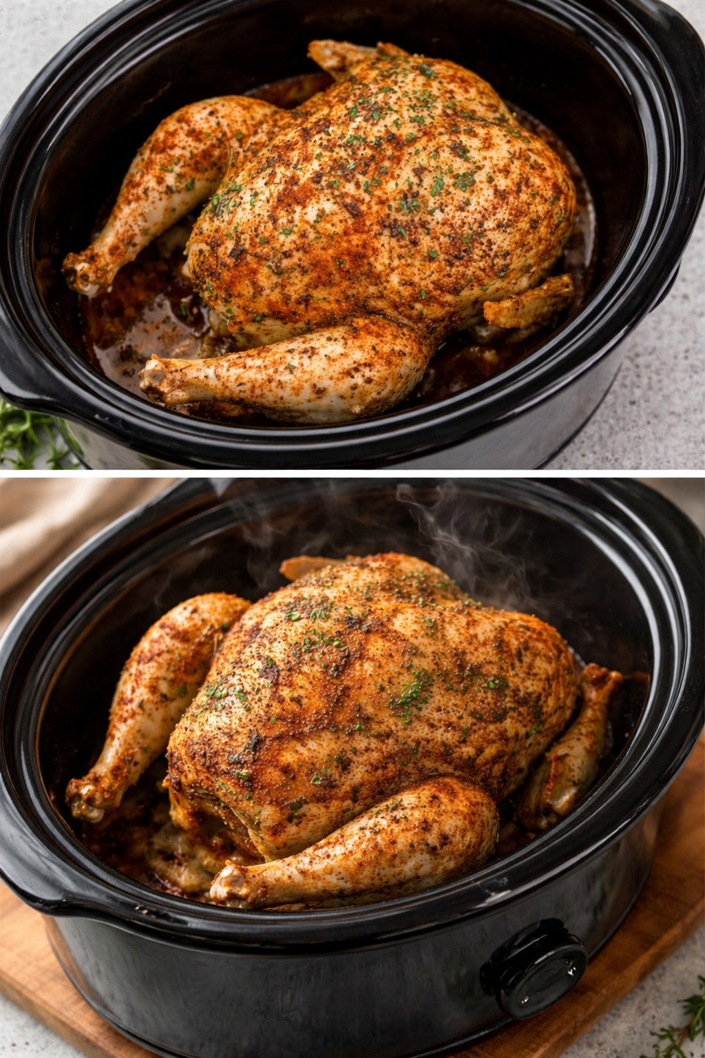 Slow Cooker Whole Chicken