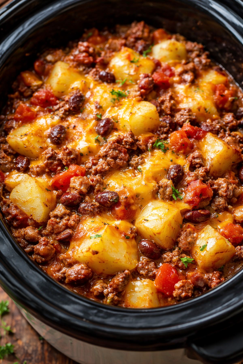 Slow Cooker Cowboy Casserole