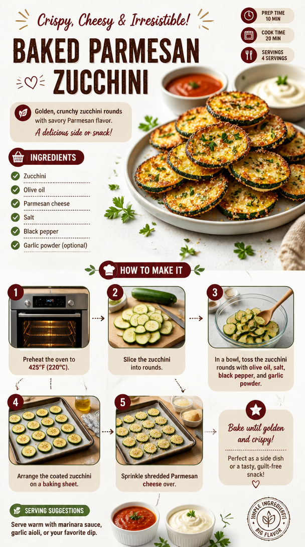Baked Parmesan Zucchini
