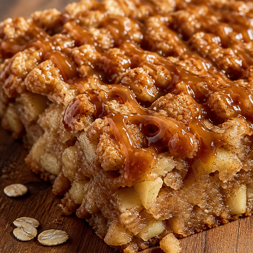 Healthy Apple Oatmeal Cake