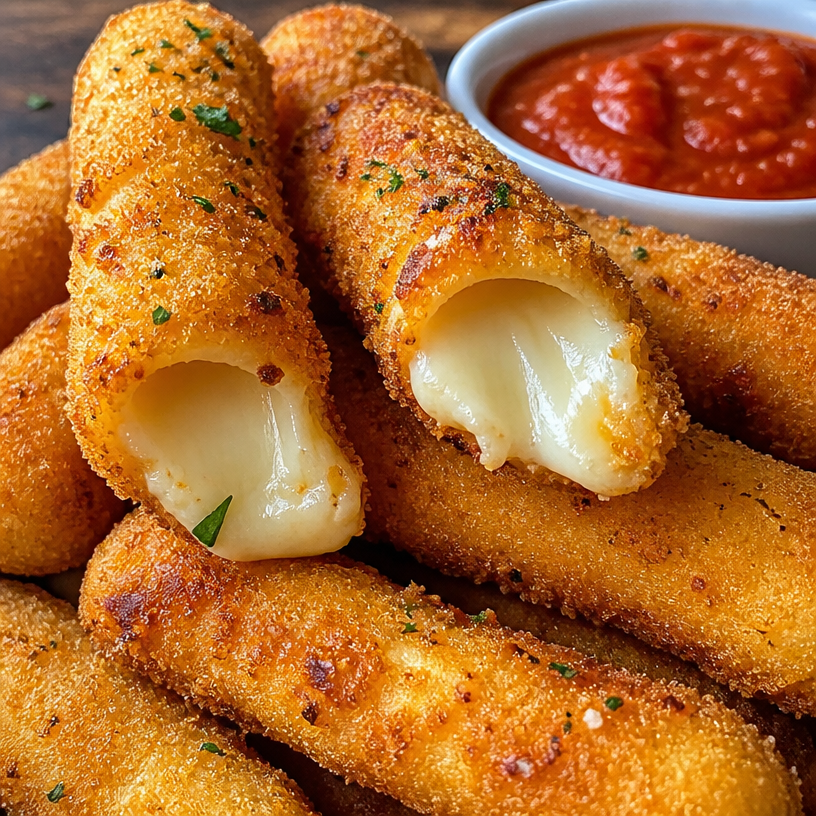 Homemade Mozzarella Sticks