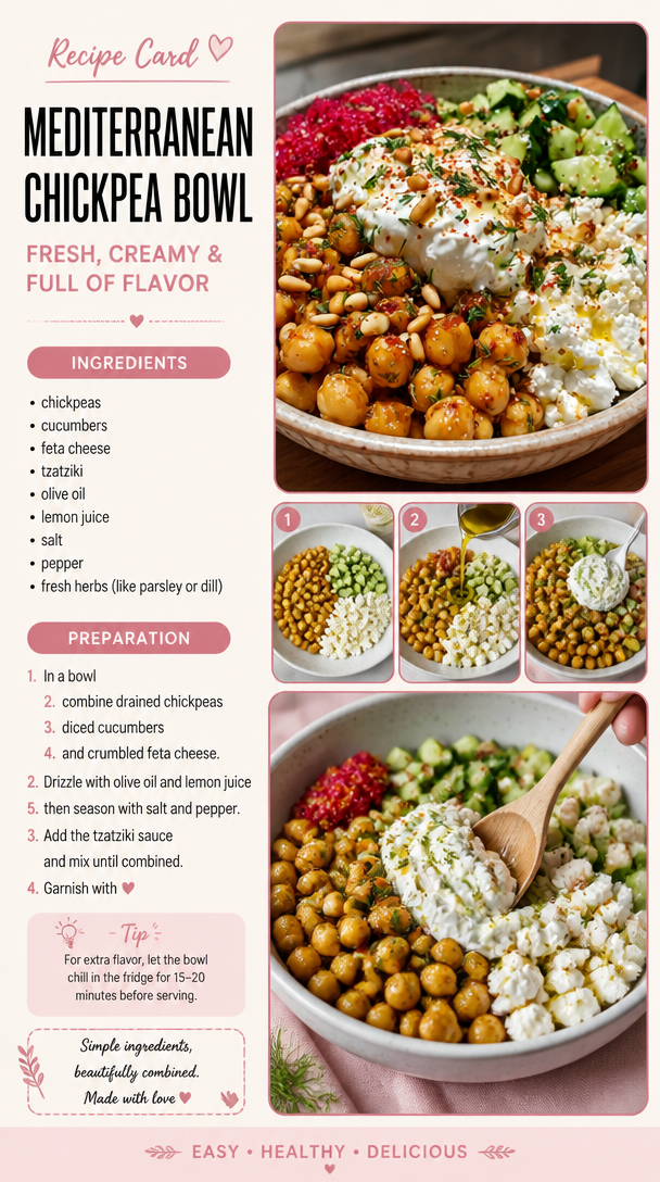Mediterranean Chickpea Bowl