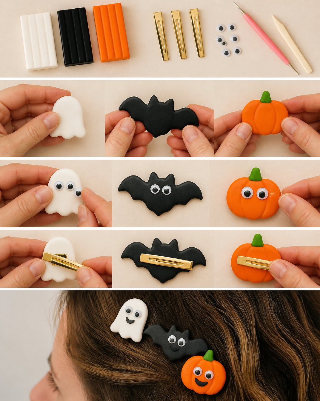 Halloween Clay Shapes