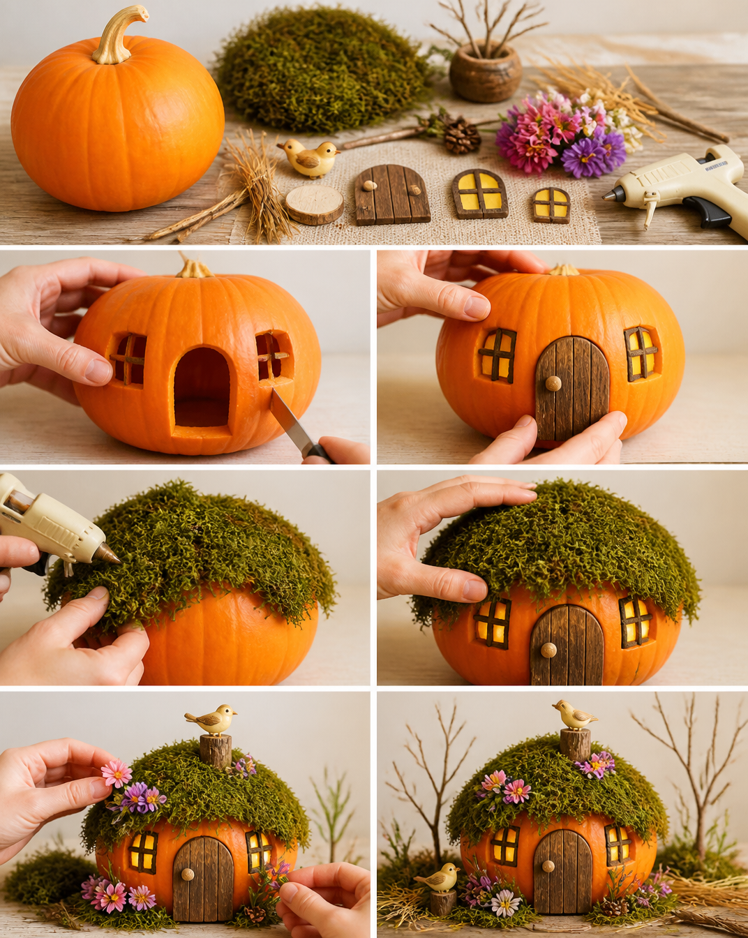 Pumpkin Fairy House