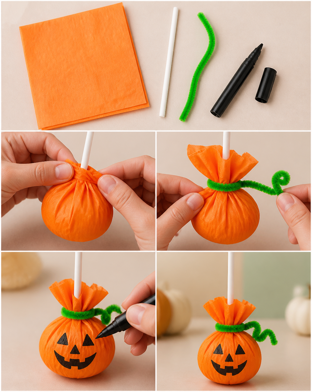 Lollipop Pumpkins