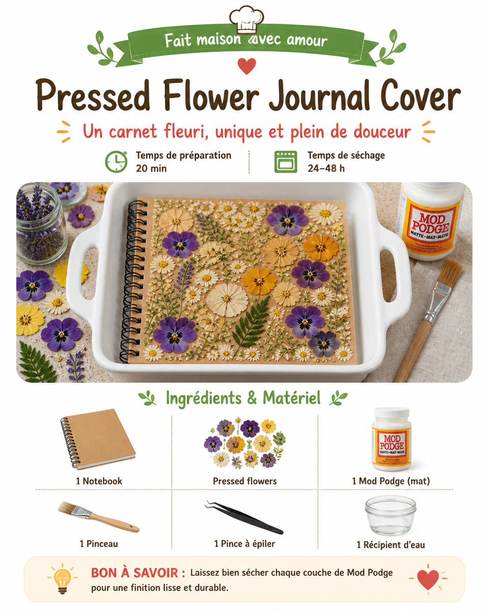 Pressed Flower Journal Cover 2 Pressed Flower Journal Cover