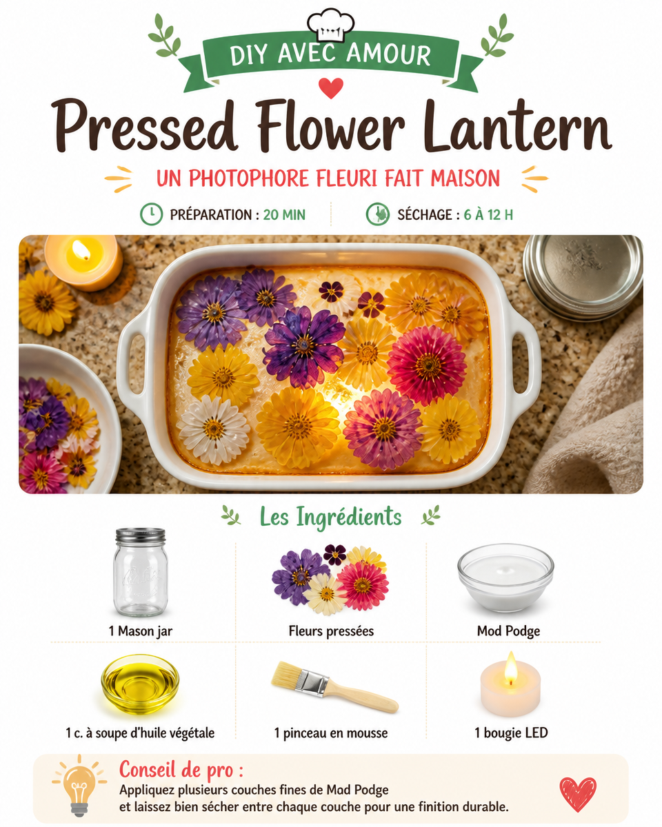 Pressed Flower Lantern 2 Pressed Flower Lantern