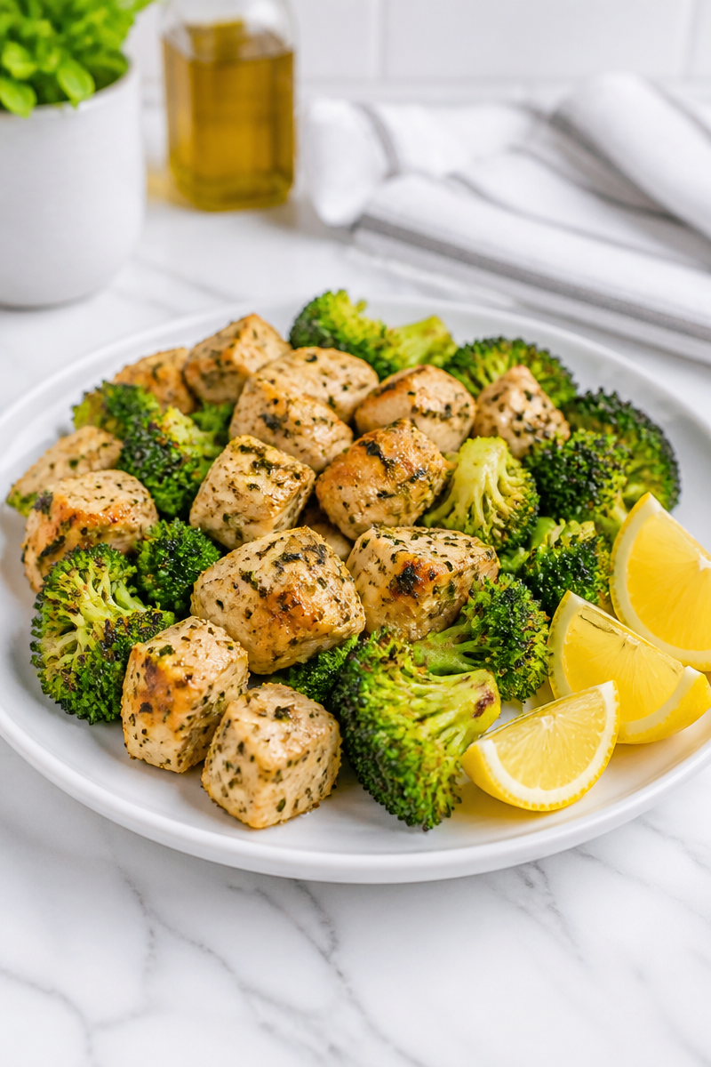 Air Fryer Chicken Broccoli Gluten Free