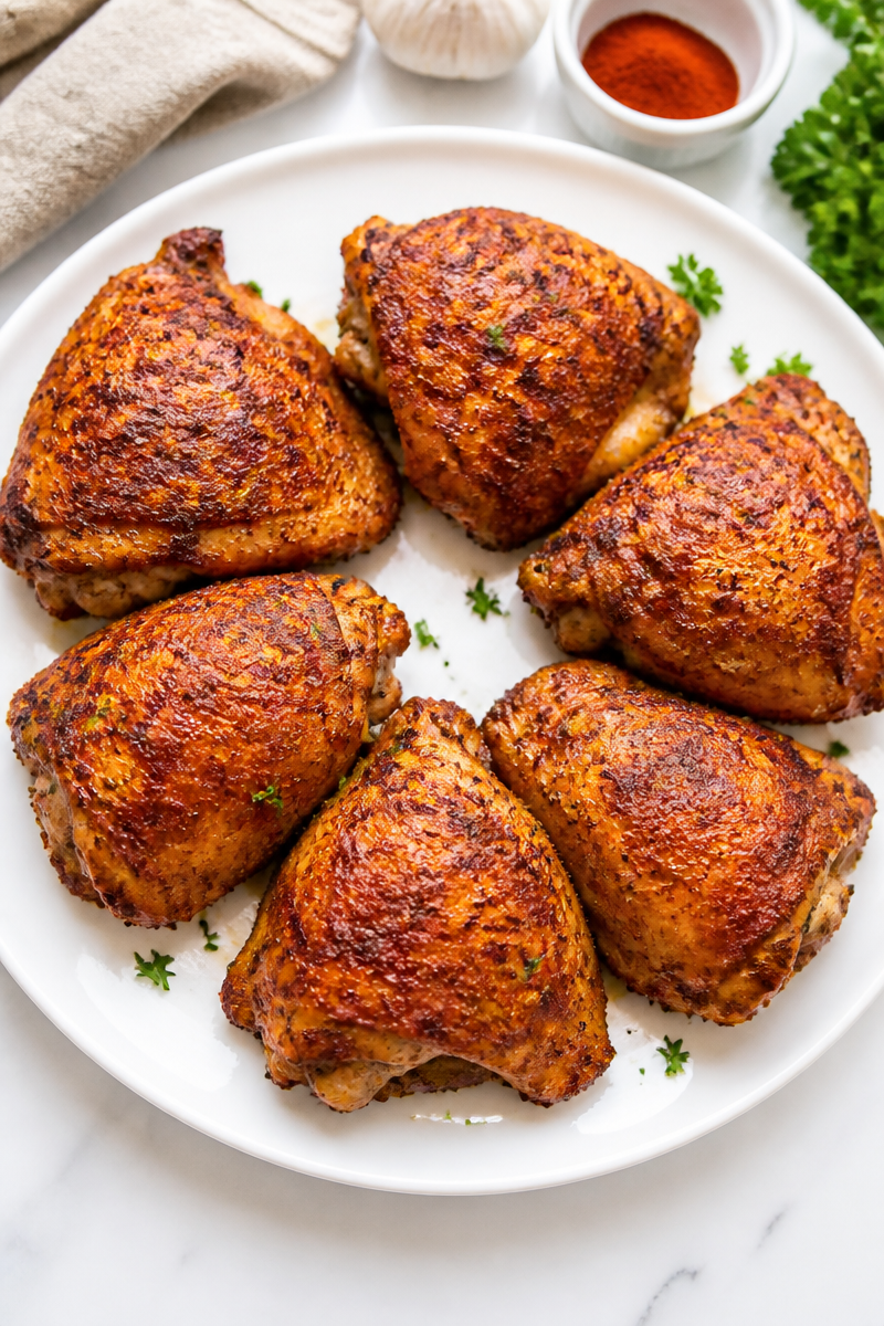 Air Fryer Crispy High Protein Thigh