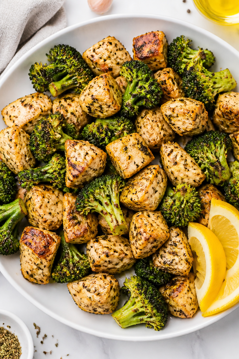 Air Fryer Chicken Broccoli Gluten Free