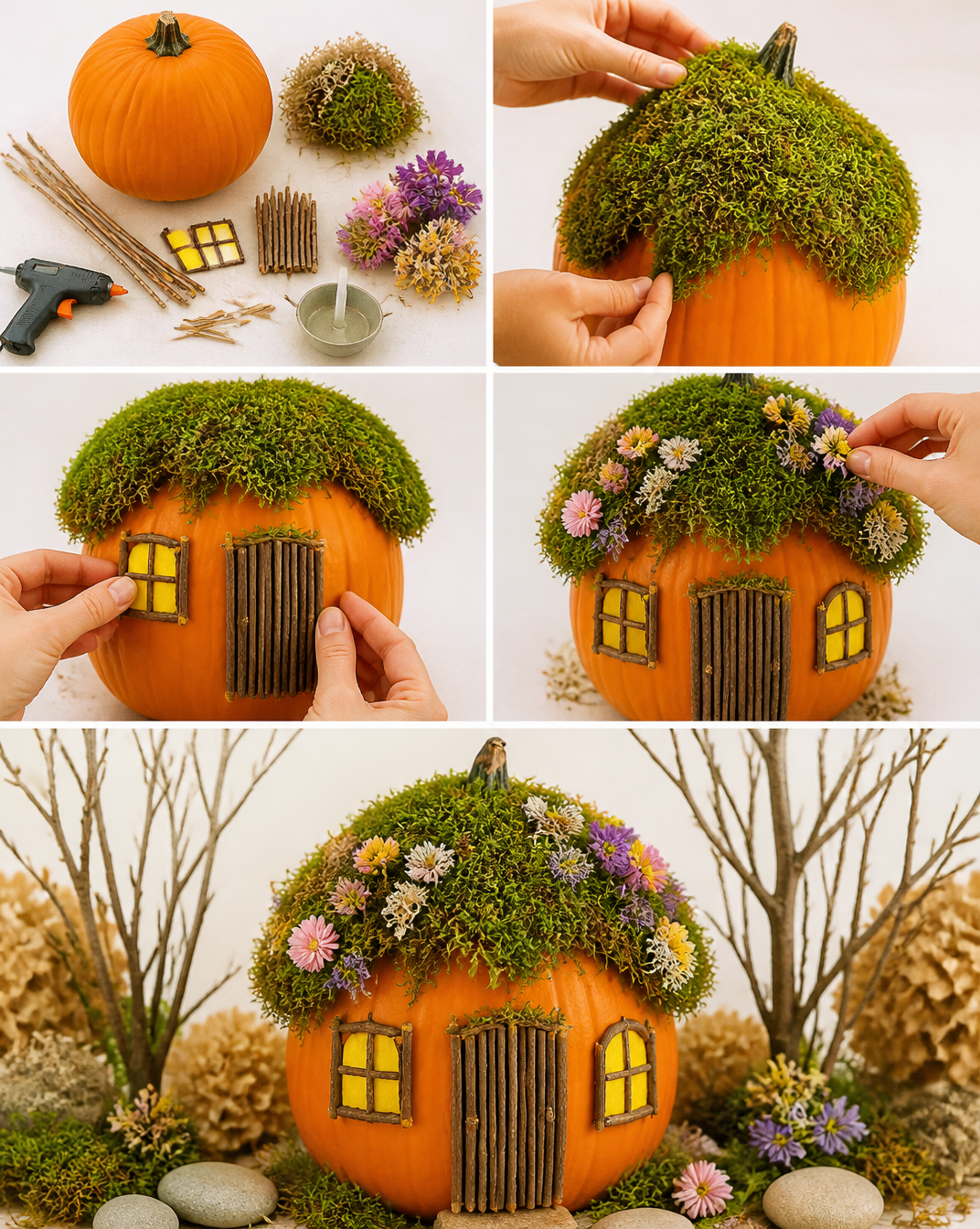 Pumpkin Fairy House