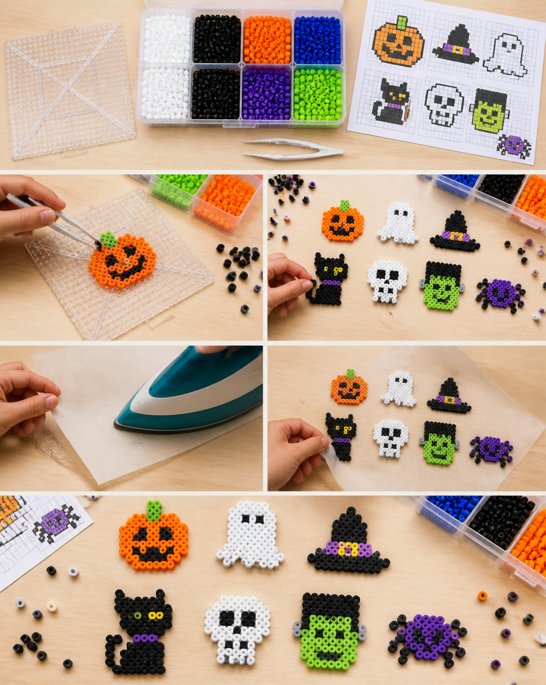 Halloween Perler Beads | FREE Halloween Perler Bead Patterns