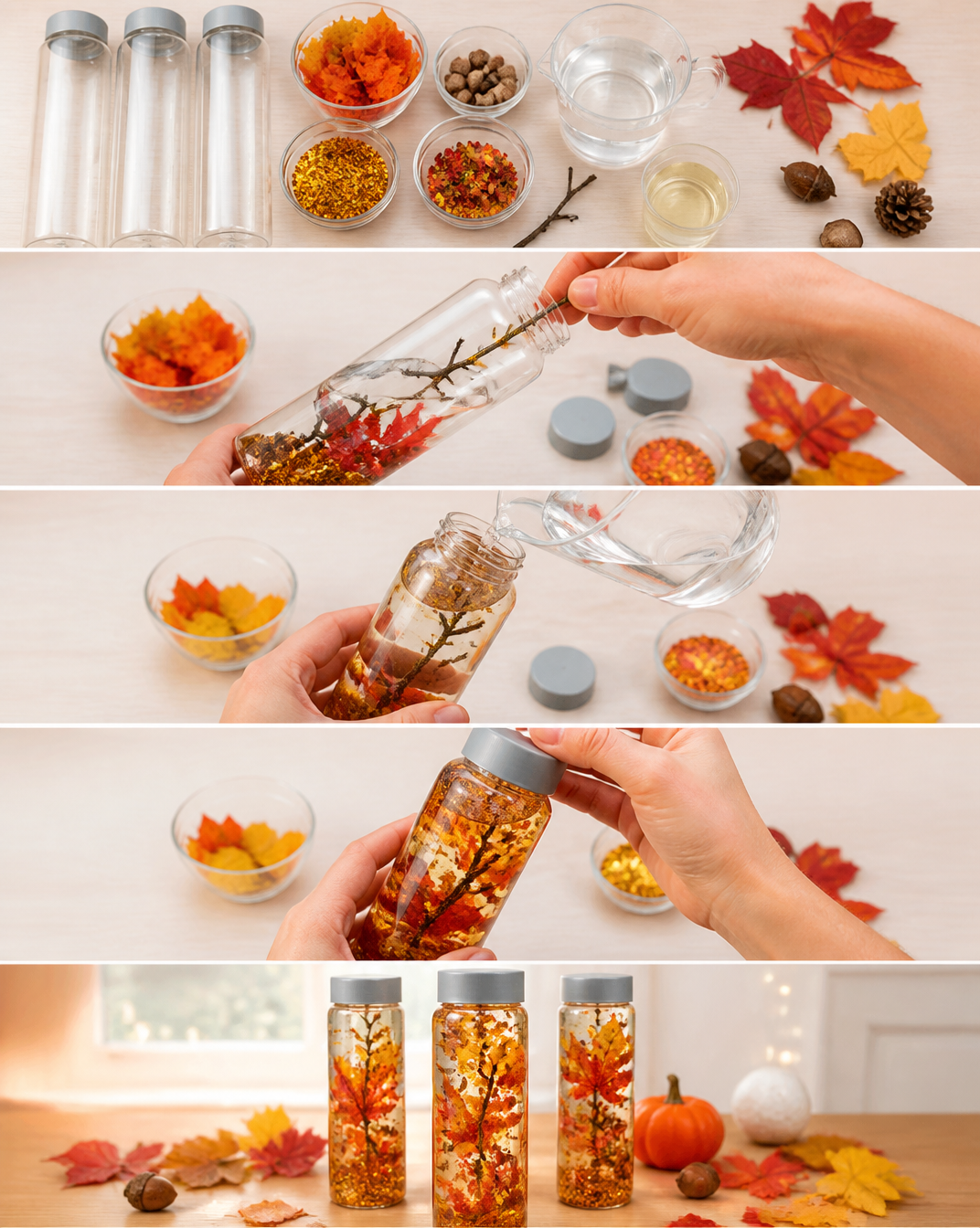 Fall Sensory Bottles