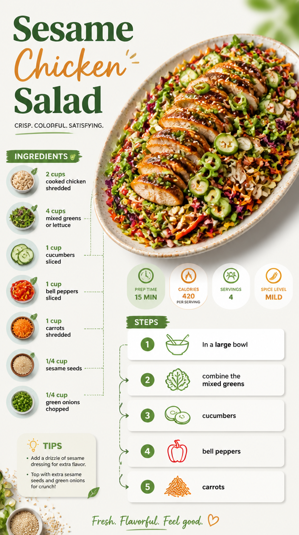 Sesame Chicken Salad