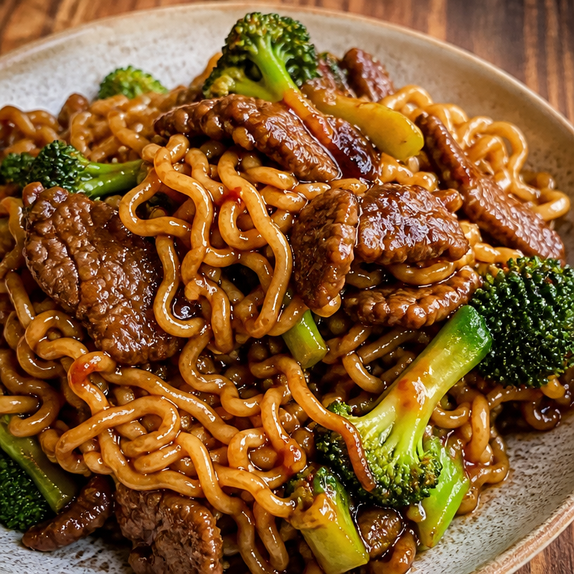 Beef and Broccoli Ramen