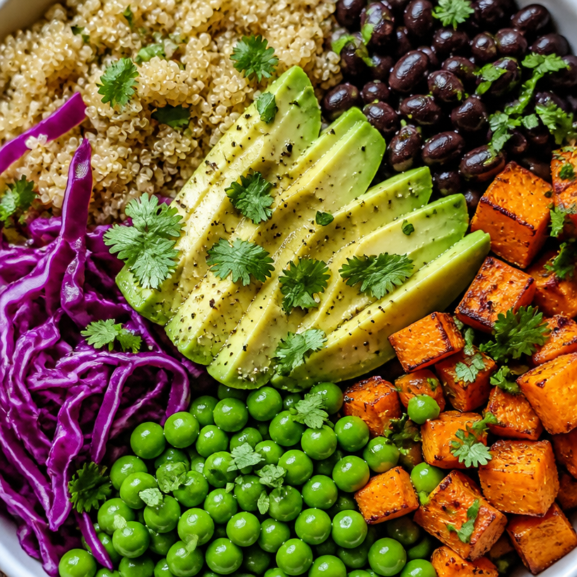 Sweet Potato Buddha Bowl with Quinoa & Black Beans