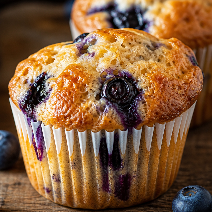 Low Calorie High Protein Blueberry Muffins