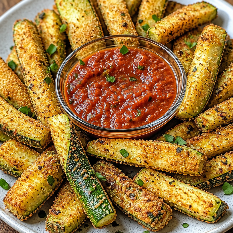 Crispy Air Fryer Zucchini Fries