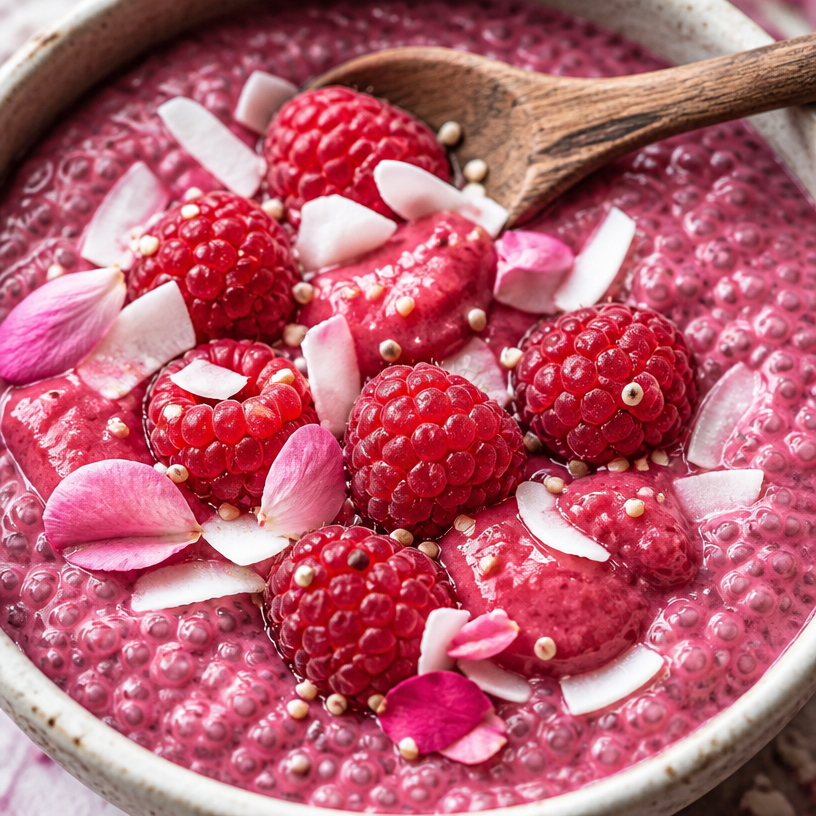 Pudding de Chia à la Framboise