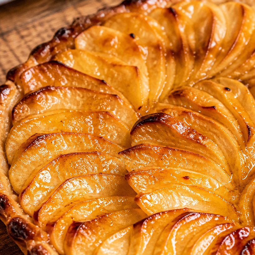 Tarte aux Pommes Caramélisées