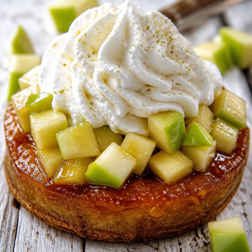 Tarte aux pommes caramélisées sans gluten