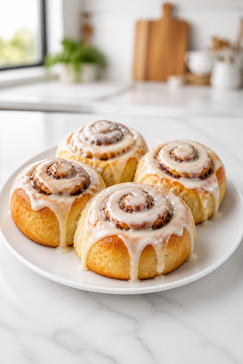 Cinnamon rolls maison ultra moelleux
