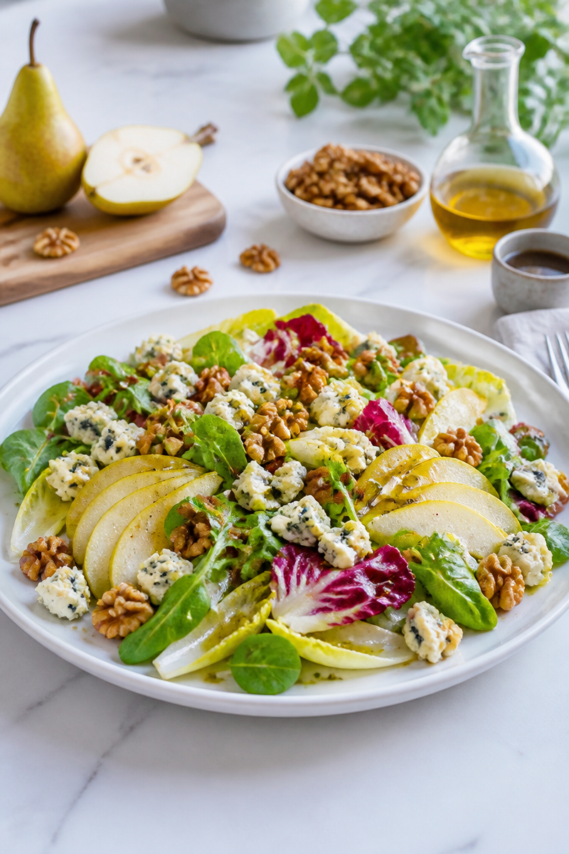 Salade d'automne aux noix croquantes
