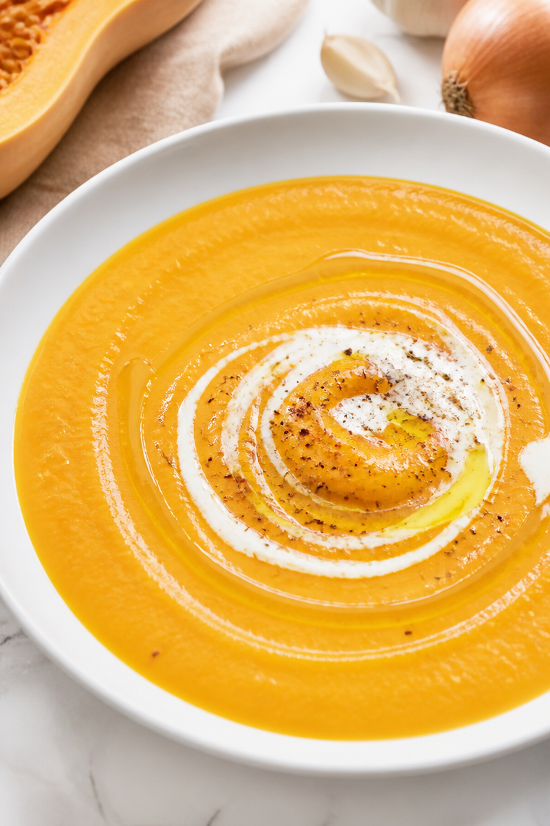 Velouté de butternut à la cannelle