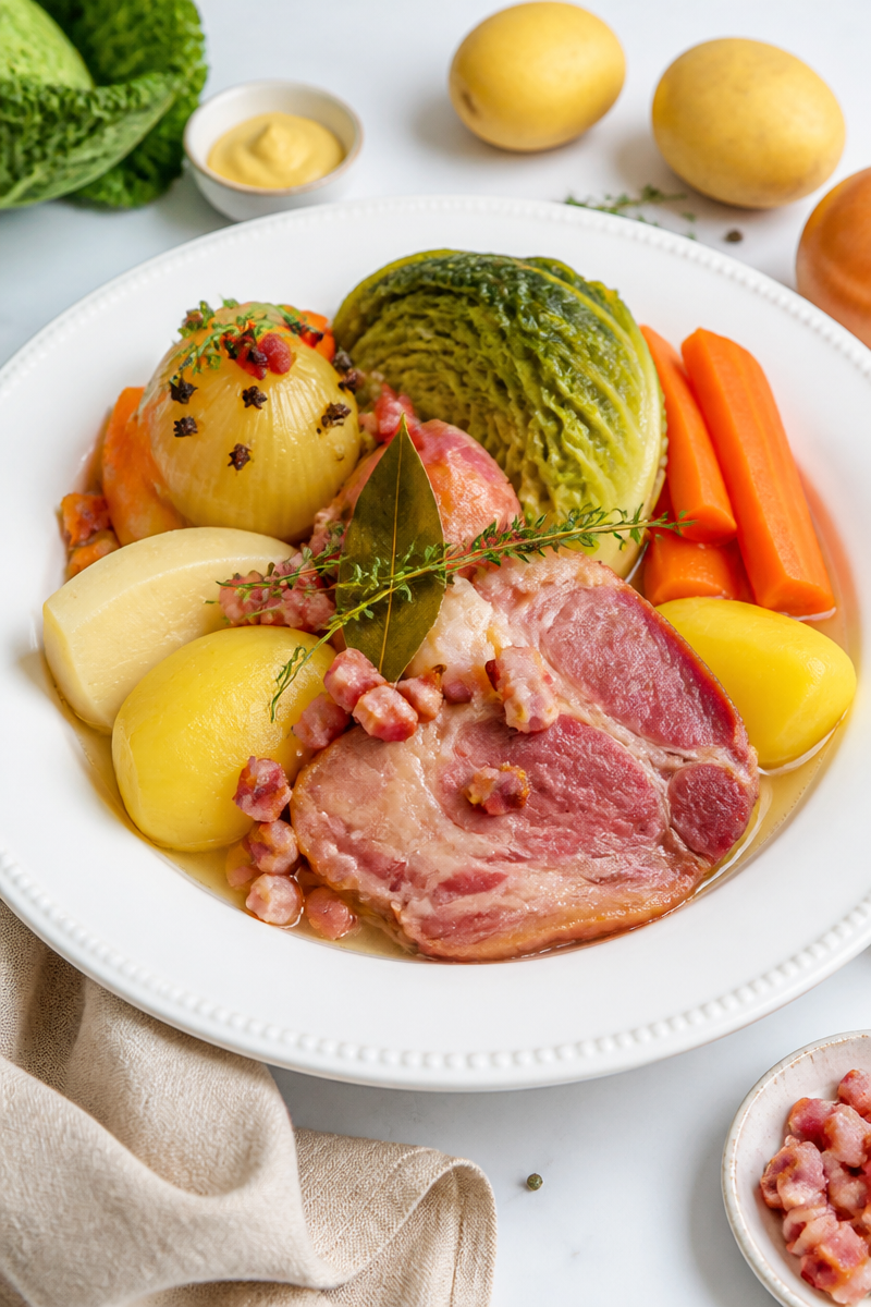 Potée au chou vert fumé