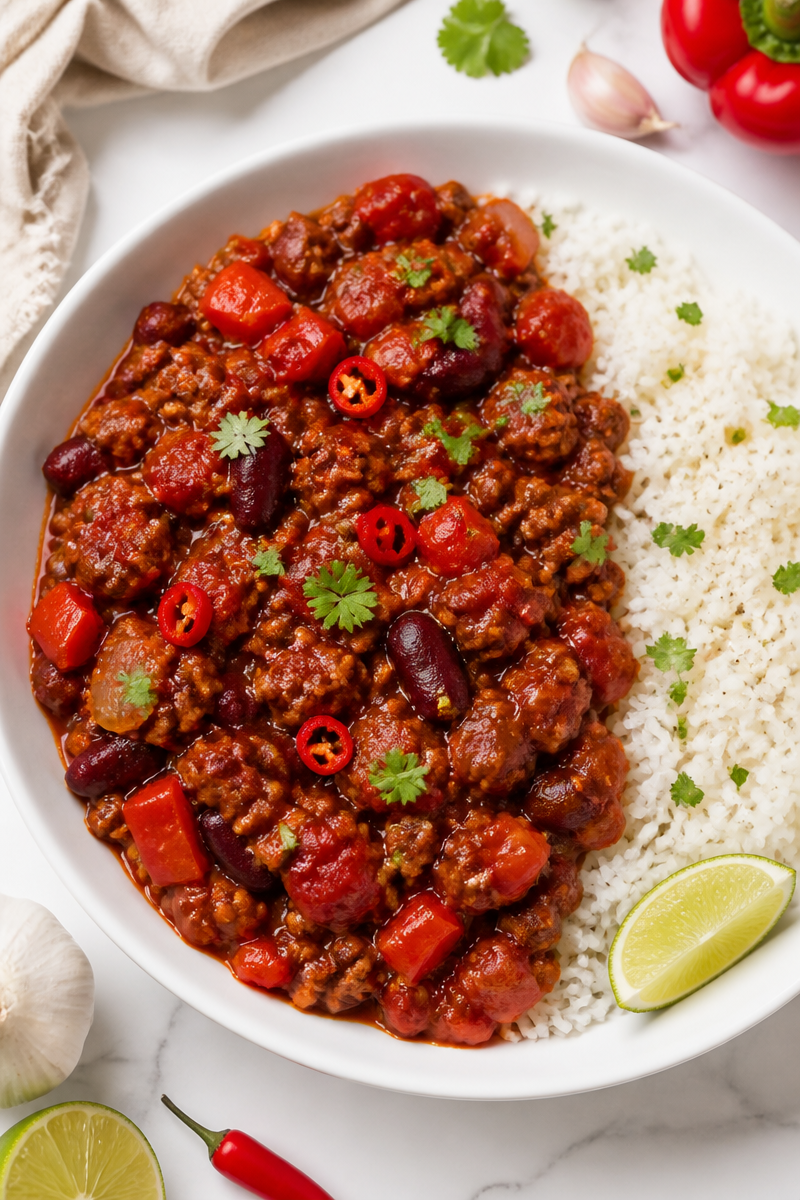 Chili con carne pour soirée Halloween