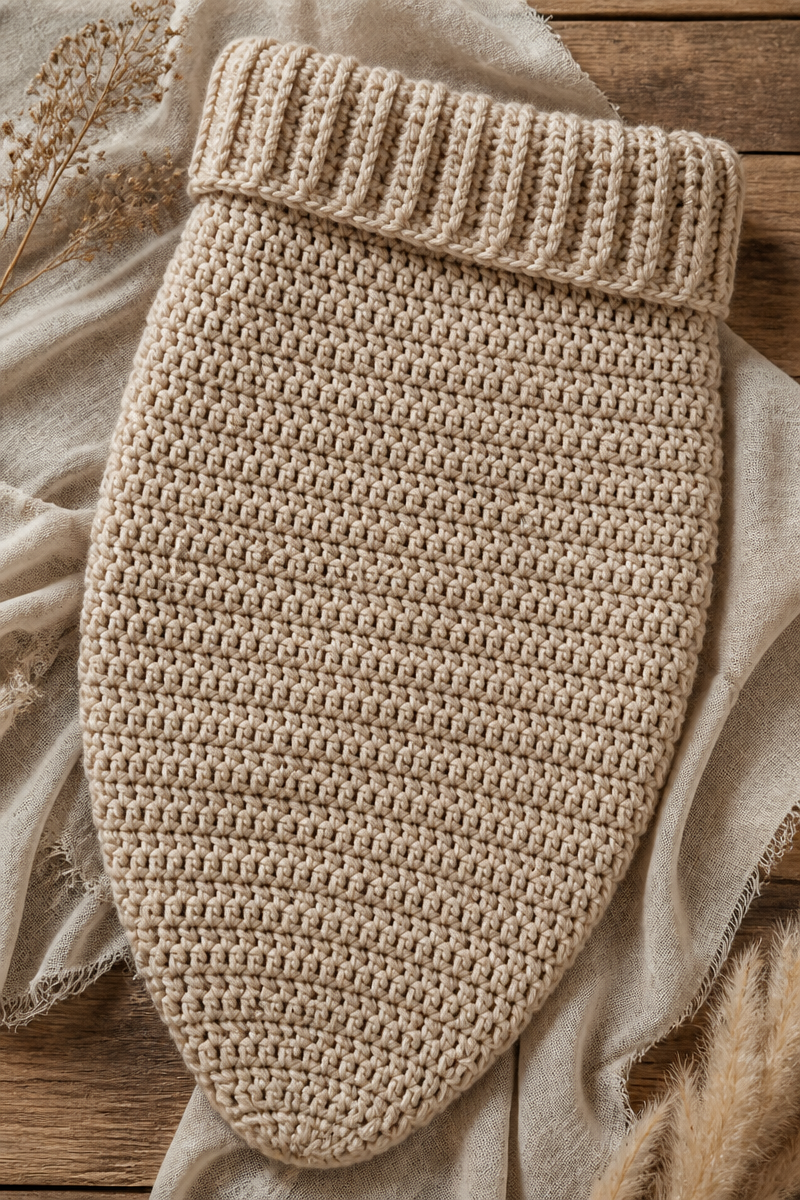 Newborn Crochet Cocoon Photo Prop