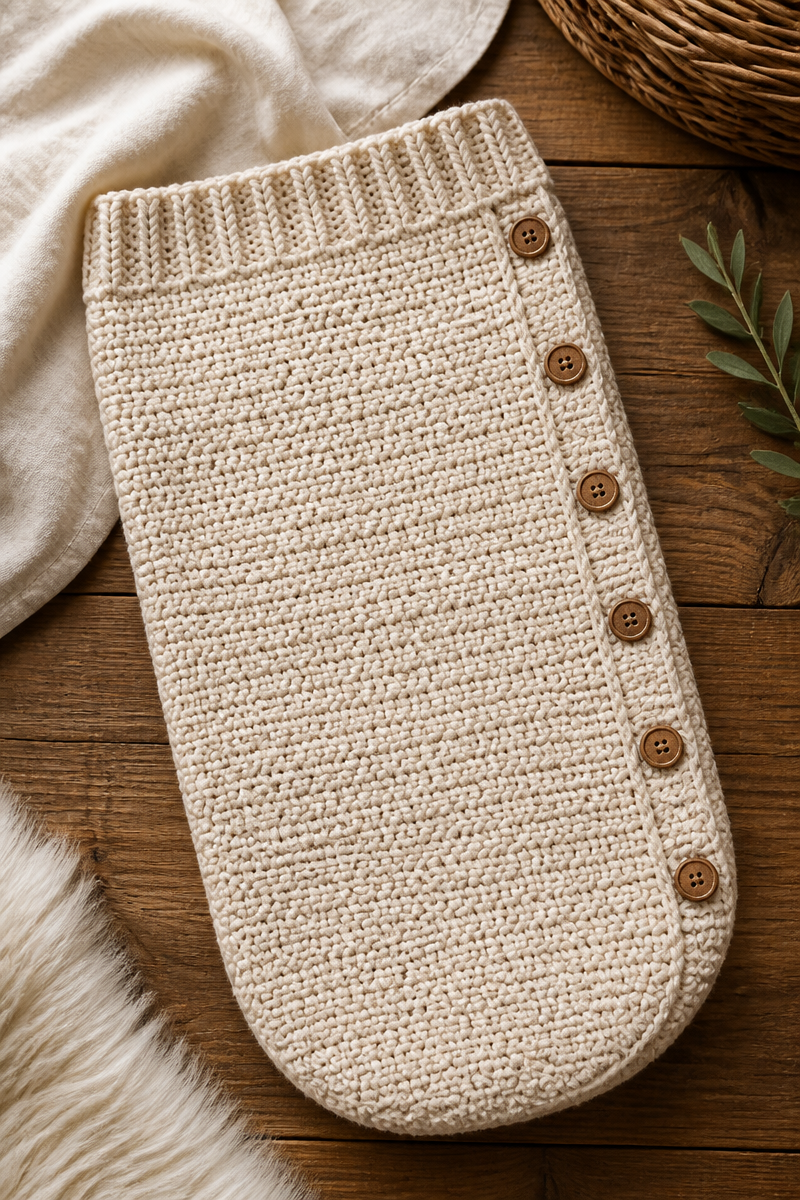 Crochet Baby Swaddle Sack Wrap