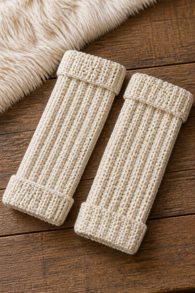 Crochet Baby Leg Warmer Set