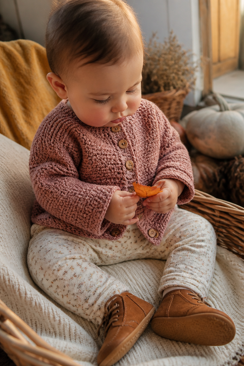 Crochet Baby Cardigan For Fall