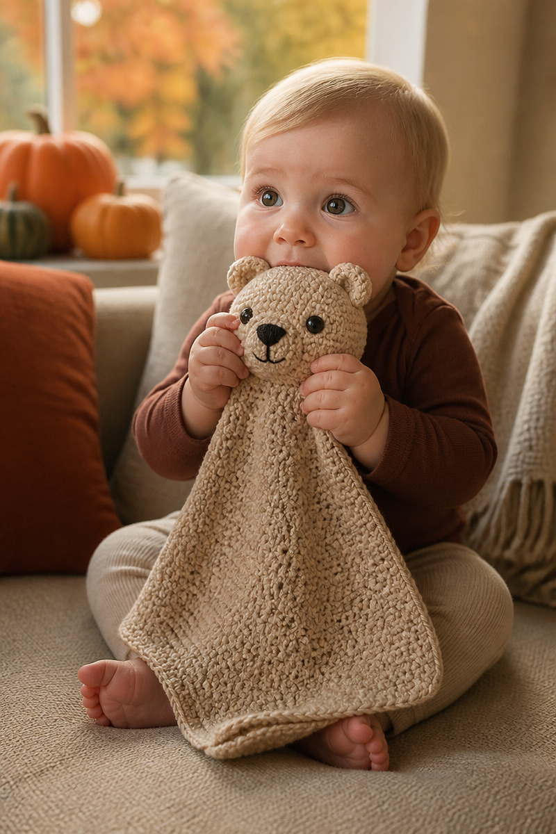 Crochet Baby Lovey Security Blanket