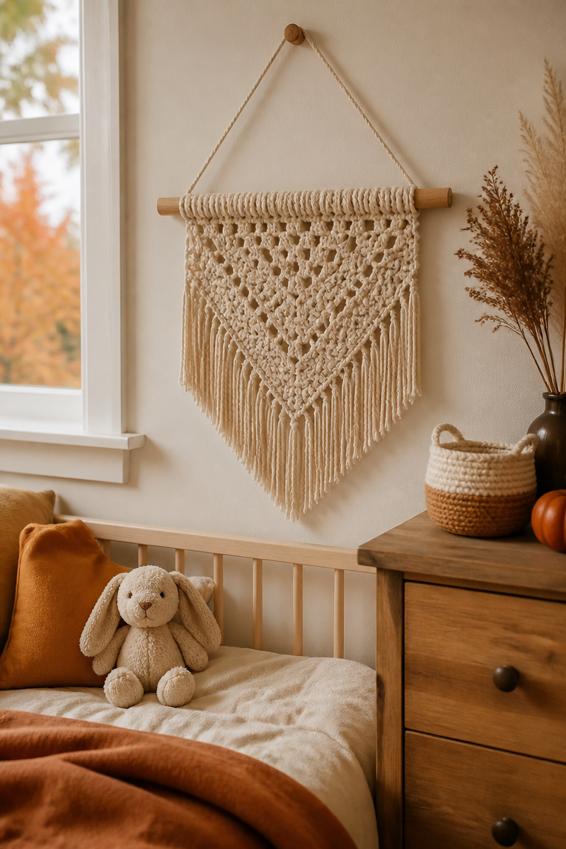 Crochet Baby Wall Hanging Decor