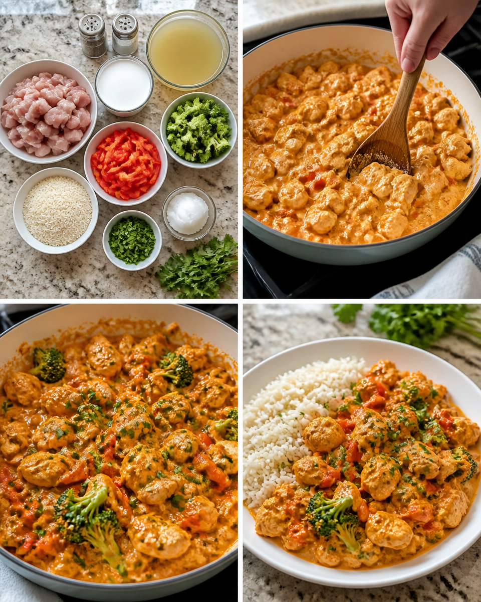 Coconut Chicken Rice Bowls