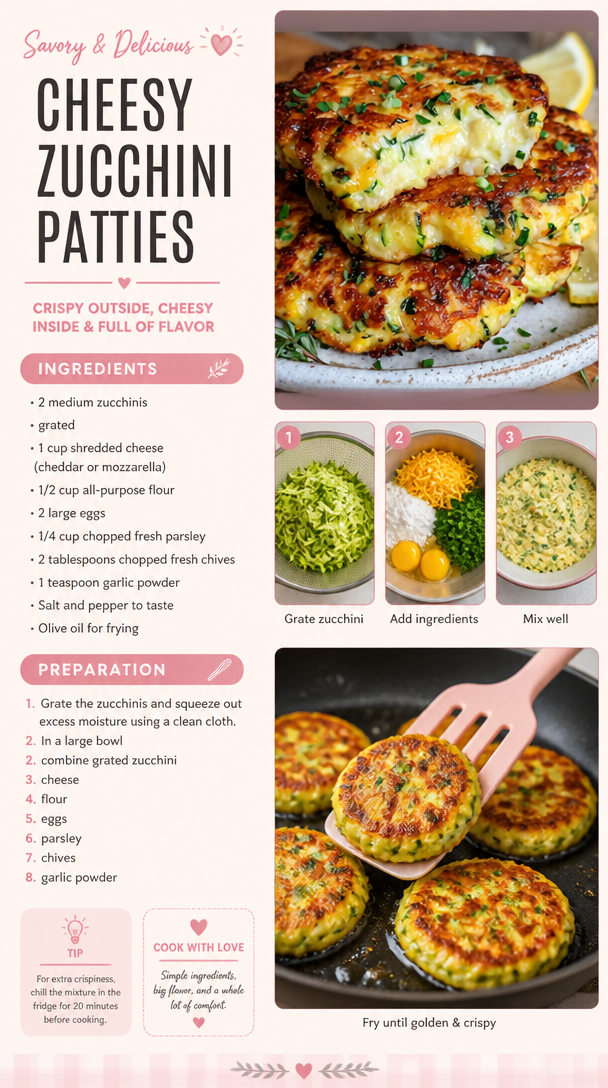 Cheesy Zucchini Patties
