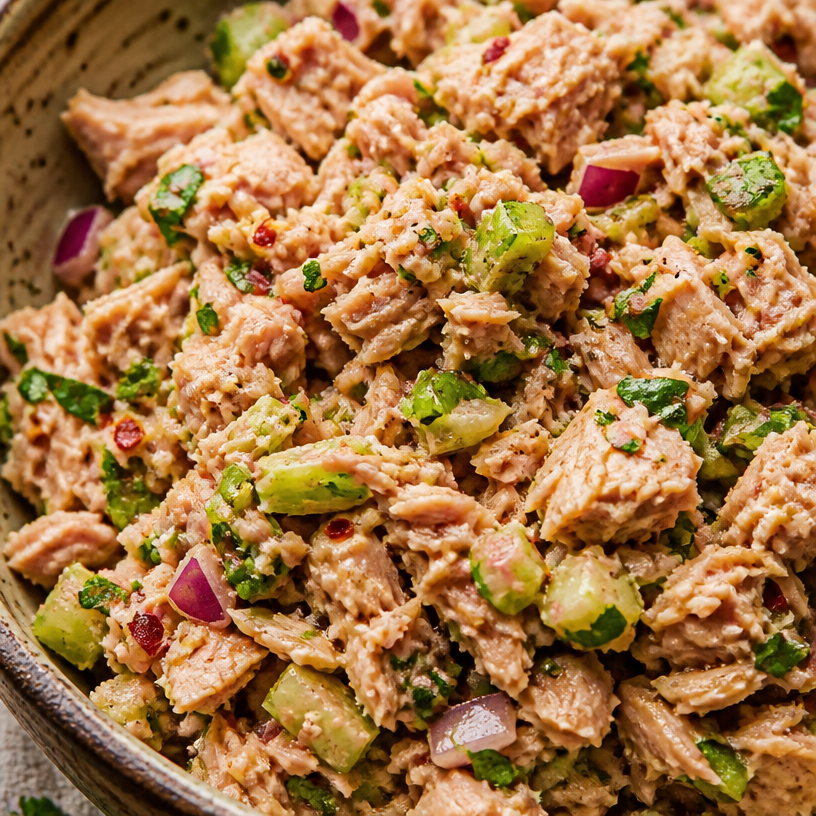 No Mayo High Protein Tuna Salad