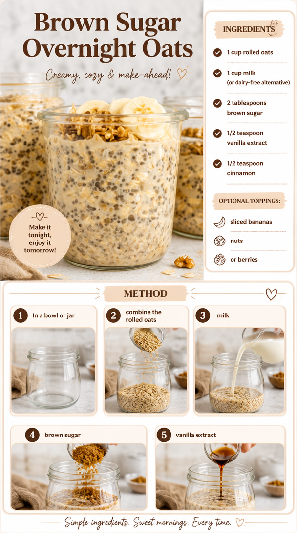 Brown Sugar Overnight Oats