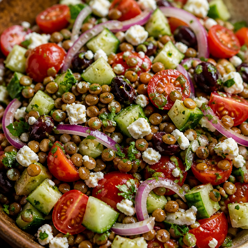 Mediterranean Lentil Salad