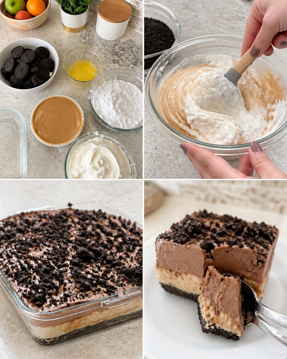 Peanut Butter Filled Oreo Cookie Crust