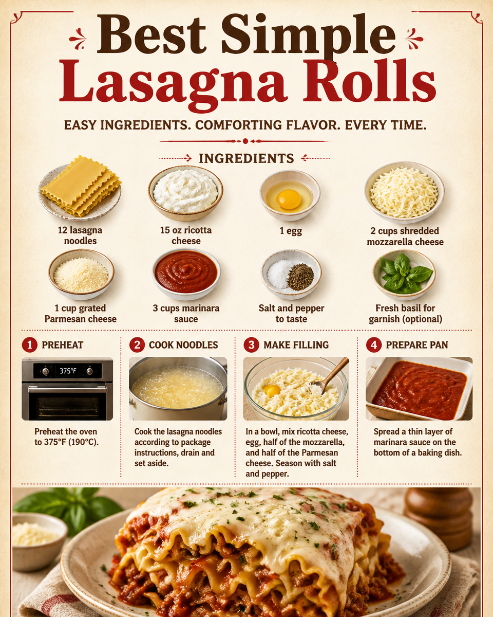 Best Simple Lasagna Rolls