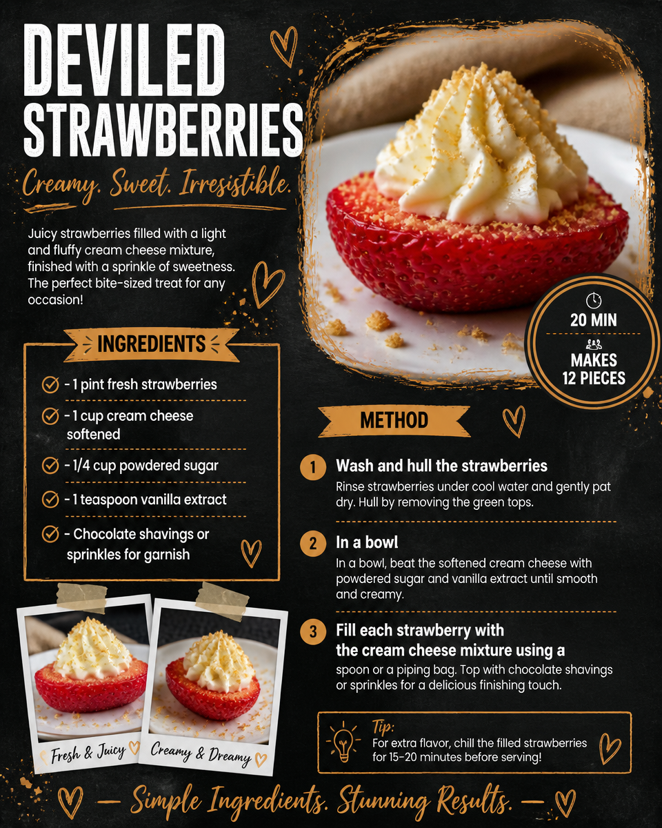 Deviled Strawberries